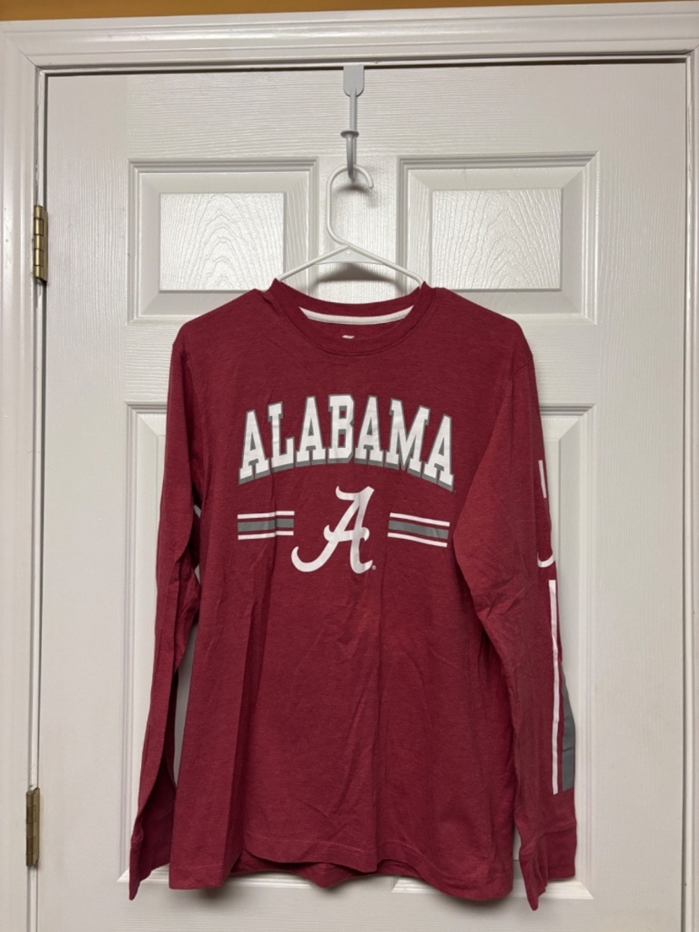 Colosseum -Red Alabama Long Sleeve Shirt - Size: M